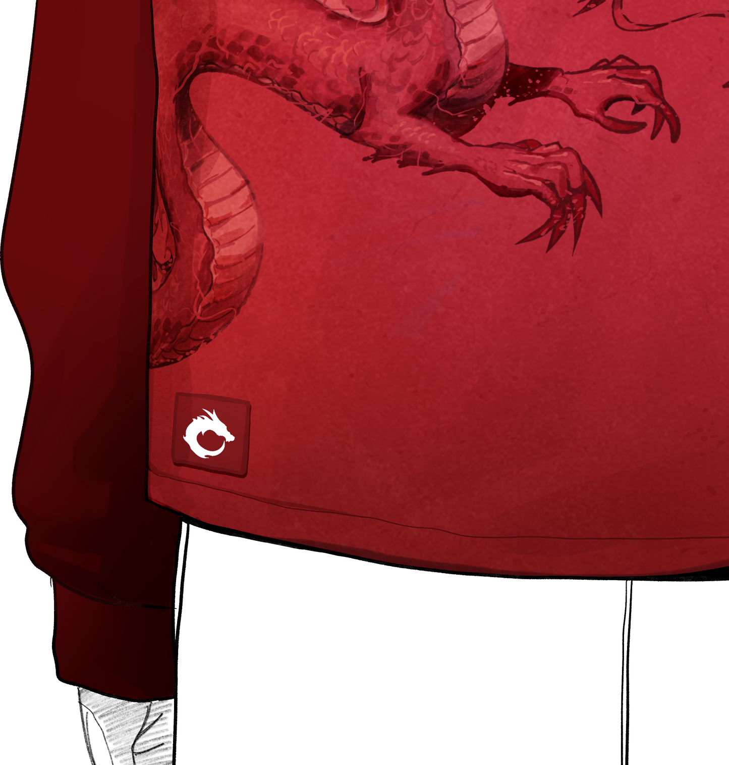 Red Dragon Long Tee