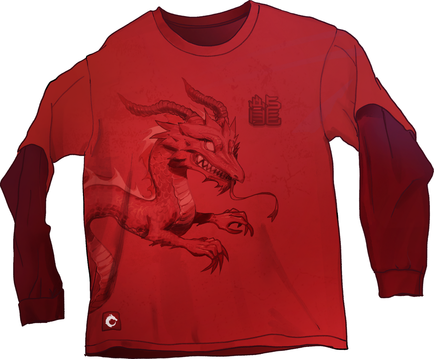 Red Dragon Long Tee